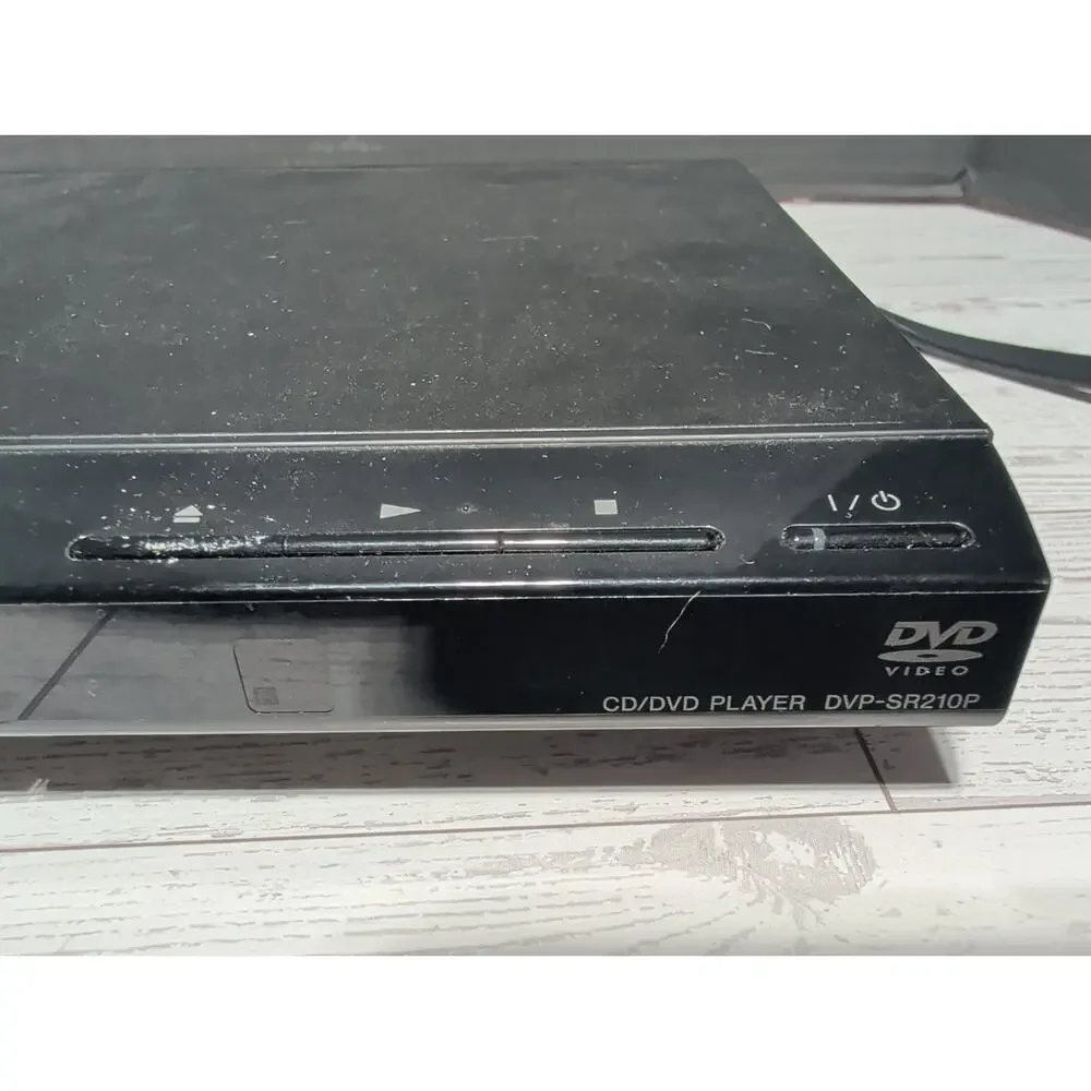 Sony DVP-SR210P DVD CD Player Progressive Scan Compact Media Player TESTED WORKS